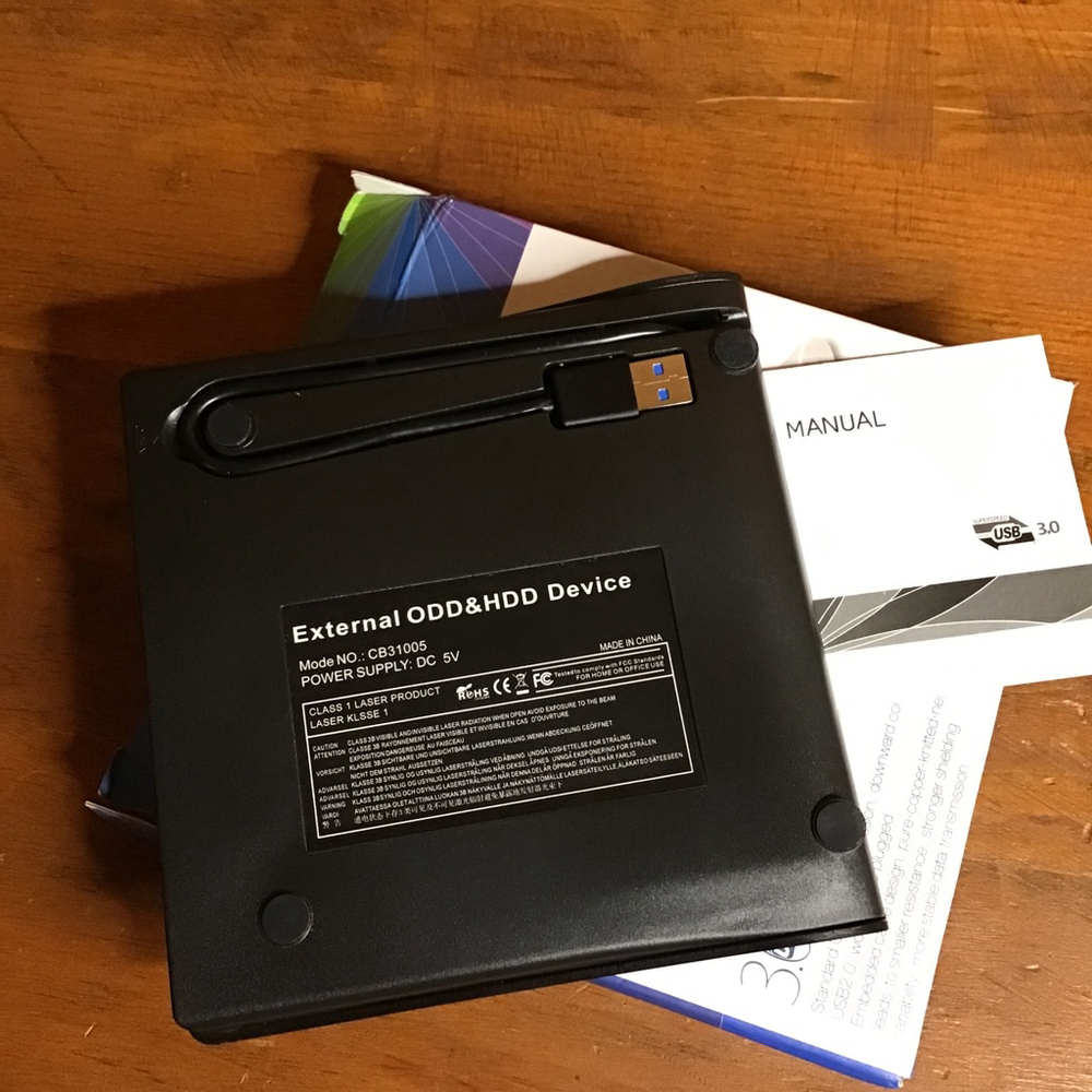 NEW MMUSC External ODD&HDD Device Black Silver - Picture 6 of 8